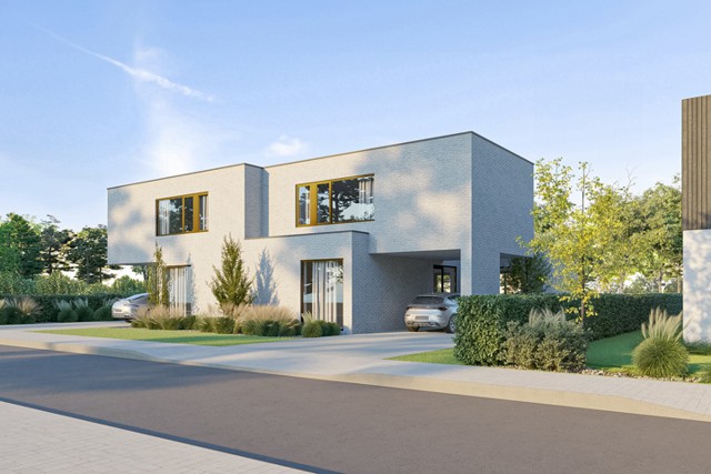 Nieuwbouwwoningen met gedetailleerde kwaliteitsafwerking in Dilbeek 1
