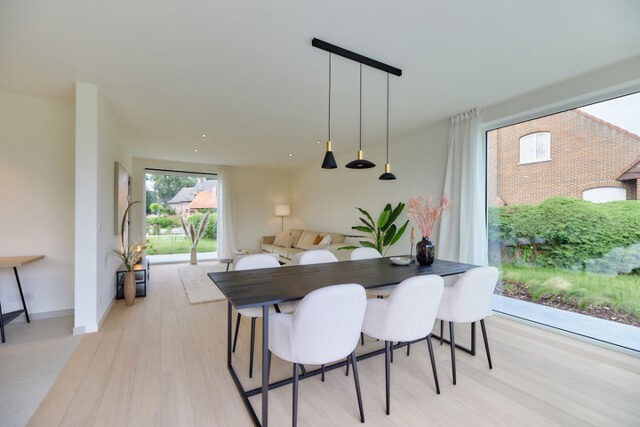 Nieuwbouwwoning in landelijke stijl te Wichelen 4