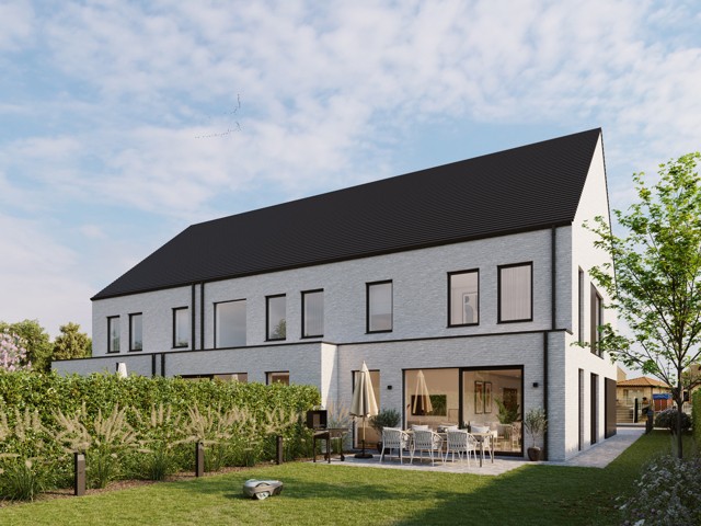 Moderne nieuwbouwwoning in het landelijke Wichelen, op grens met Lede 2